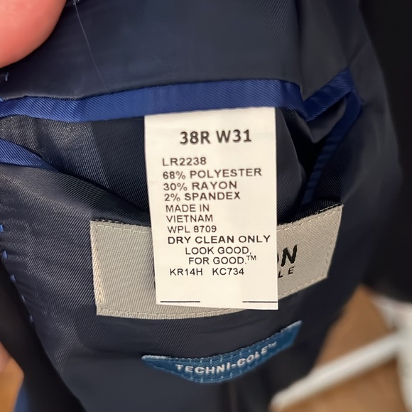 Navy Blue Kenneth Cole Suit - Picture 3 of 3